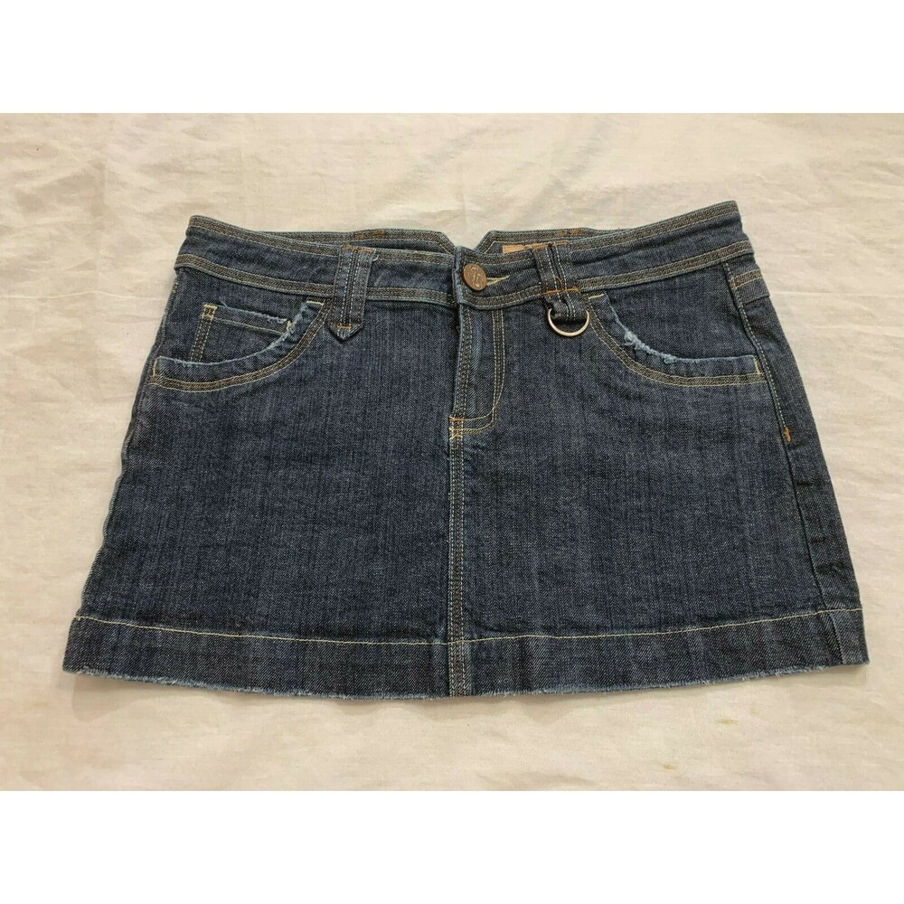 SEE THRU SOUL WOMENS JEANS MINI SKIRT SIZE 29